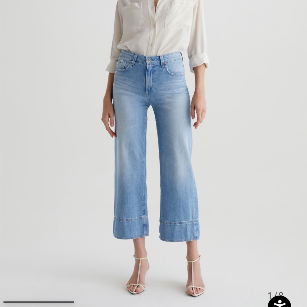 AG Saige Wide Leg Crop Dana Point